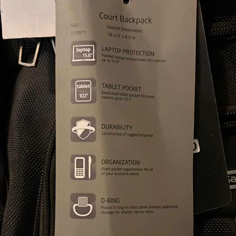 Samsonite Black Business Backpack - Picture 4 of 5